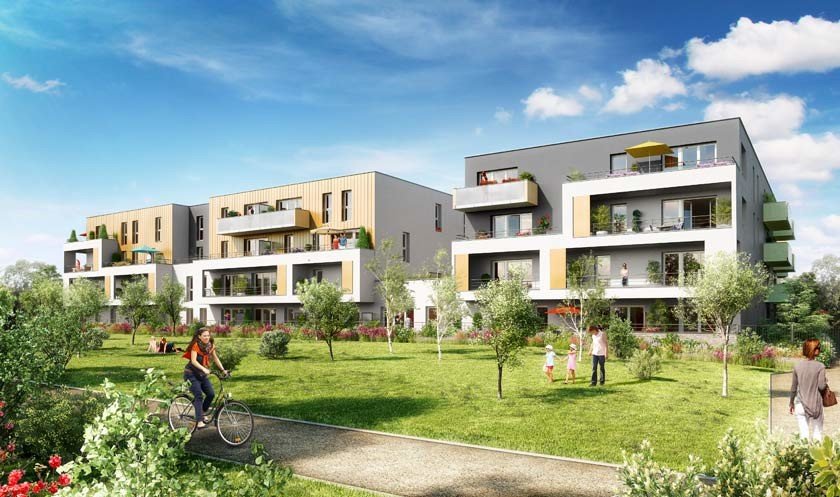 Appartement 2 pièces avec balcon et parking