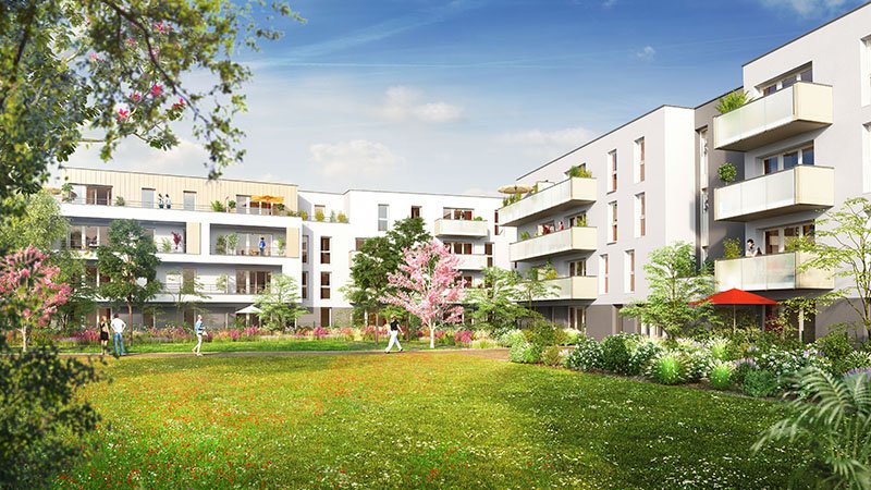 Appartement 2 pièces avec balcon et parking