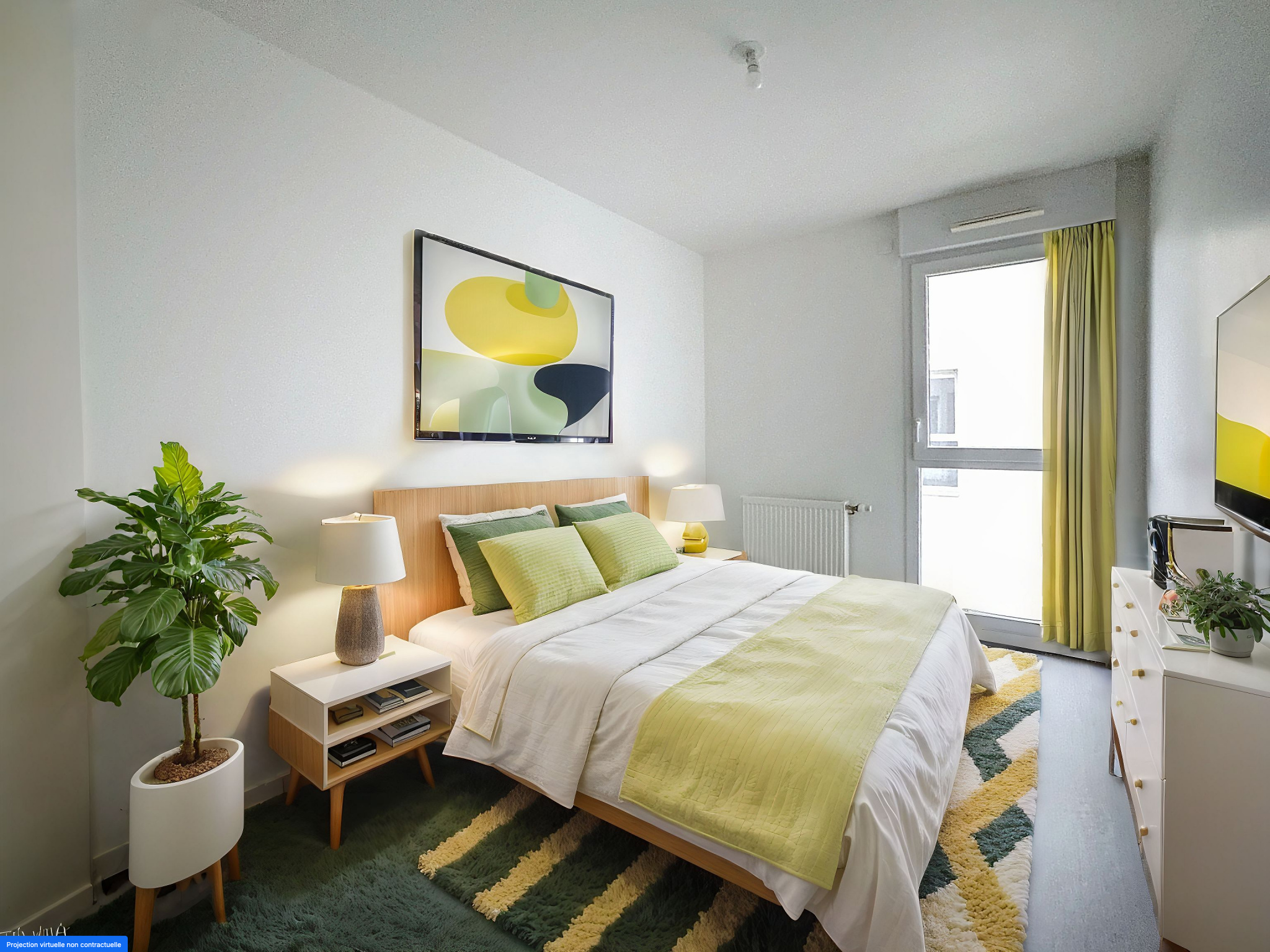 Appartement récent avec balcon